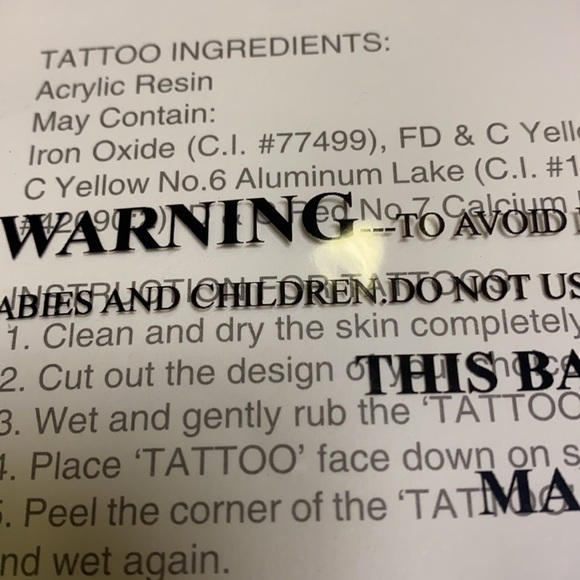 Glitter Glamour Tattoo Bundle - Picture 5 of 5